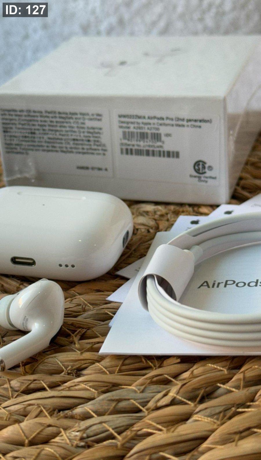 AIRPODS PRO2 كواليتي ماستر مختوم / مع كل سماعة بيت حماية هدية