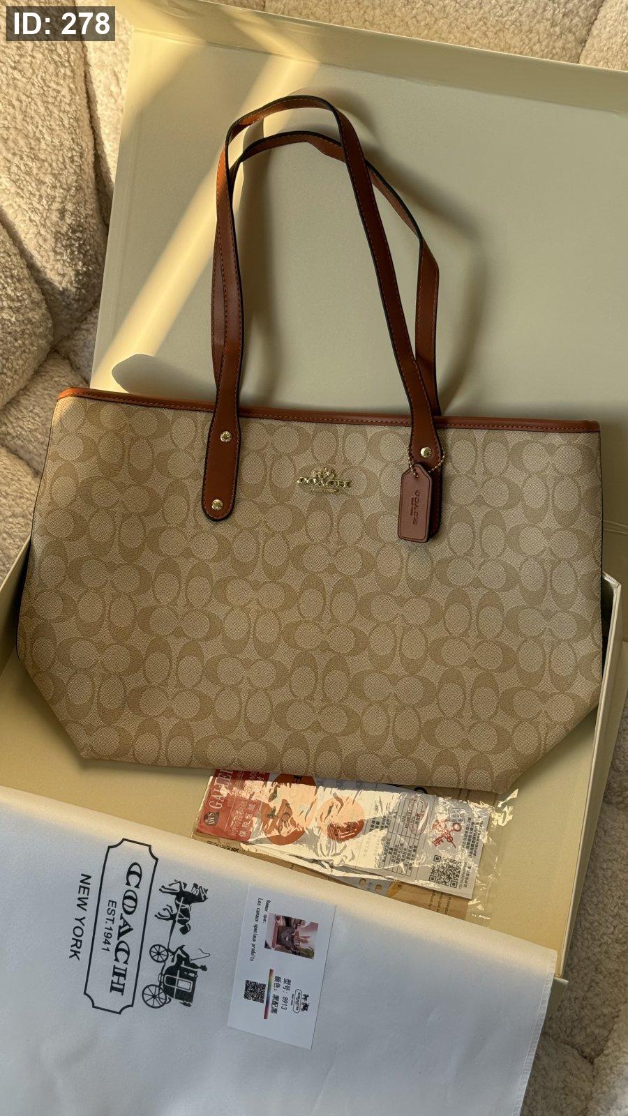 coach reversible tote