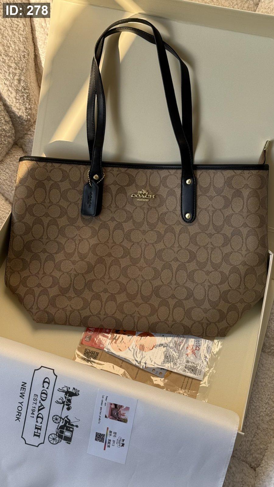 coach reversible tote