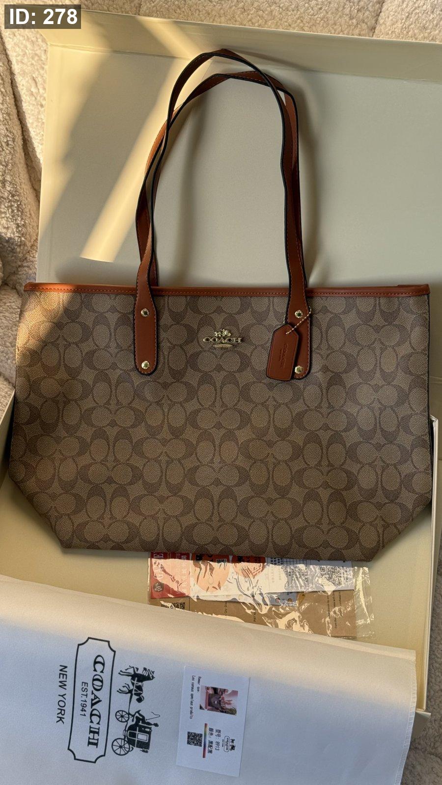coach reversible tote