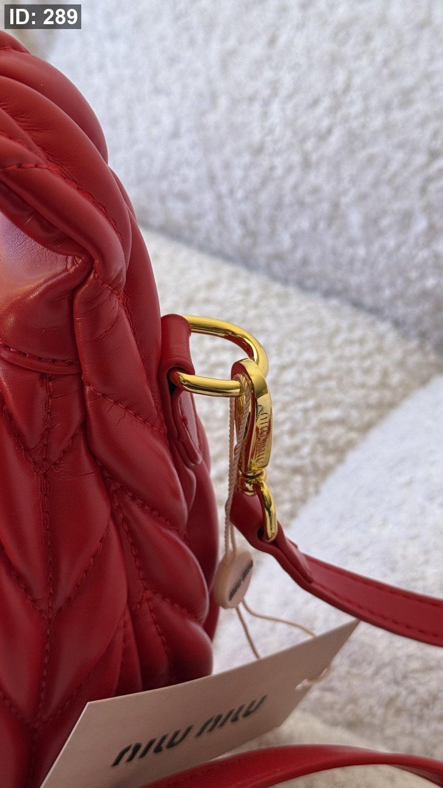 شنطة - MIU MIU Wander matelassé suede / شامل علبة