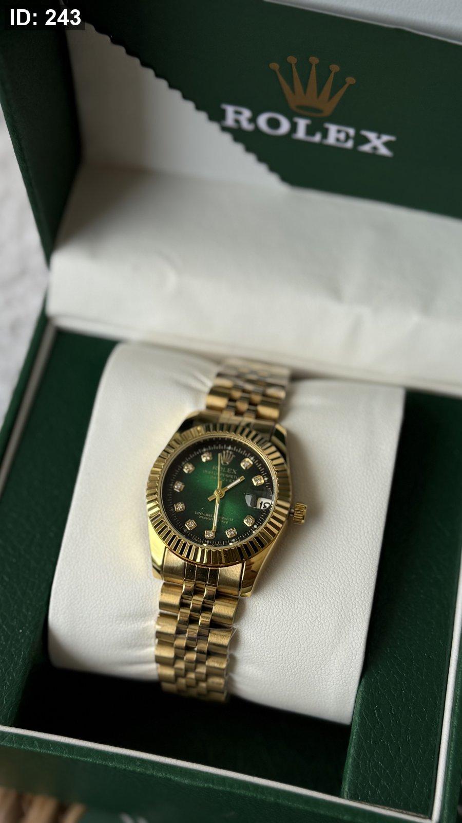 ساعة - Rolex / الستاتية - شامل علبة وكيس كواليتي عالي