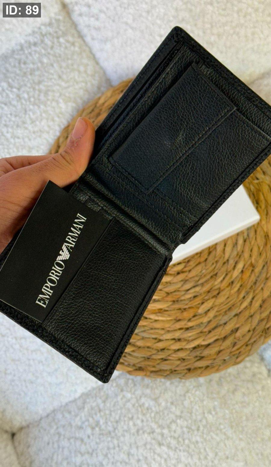 جزدان ماركة Emporio Armani - شبابي شامل علبة