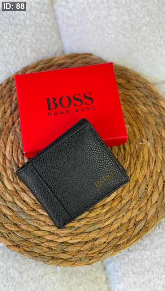 جزدان ماركة BOSS - شبابي شامل علبة