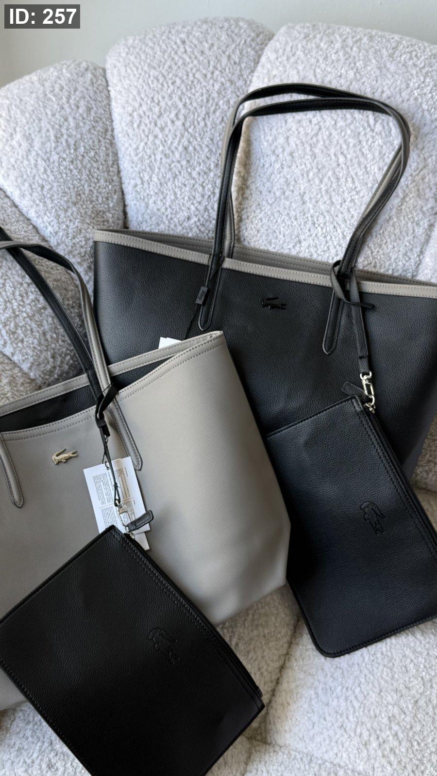 شنطة / LACOSTE - دبل فيس / شامل كيس الماركة كواليتي ماستر