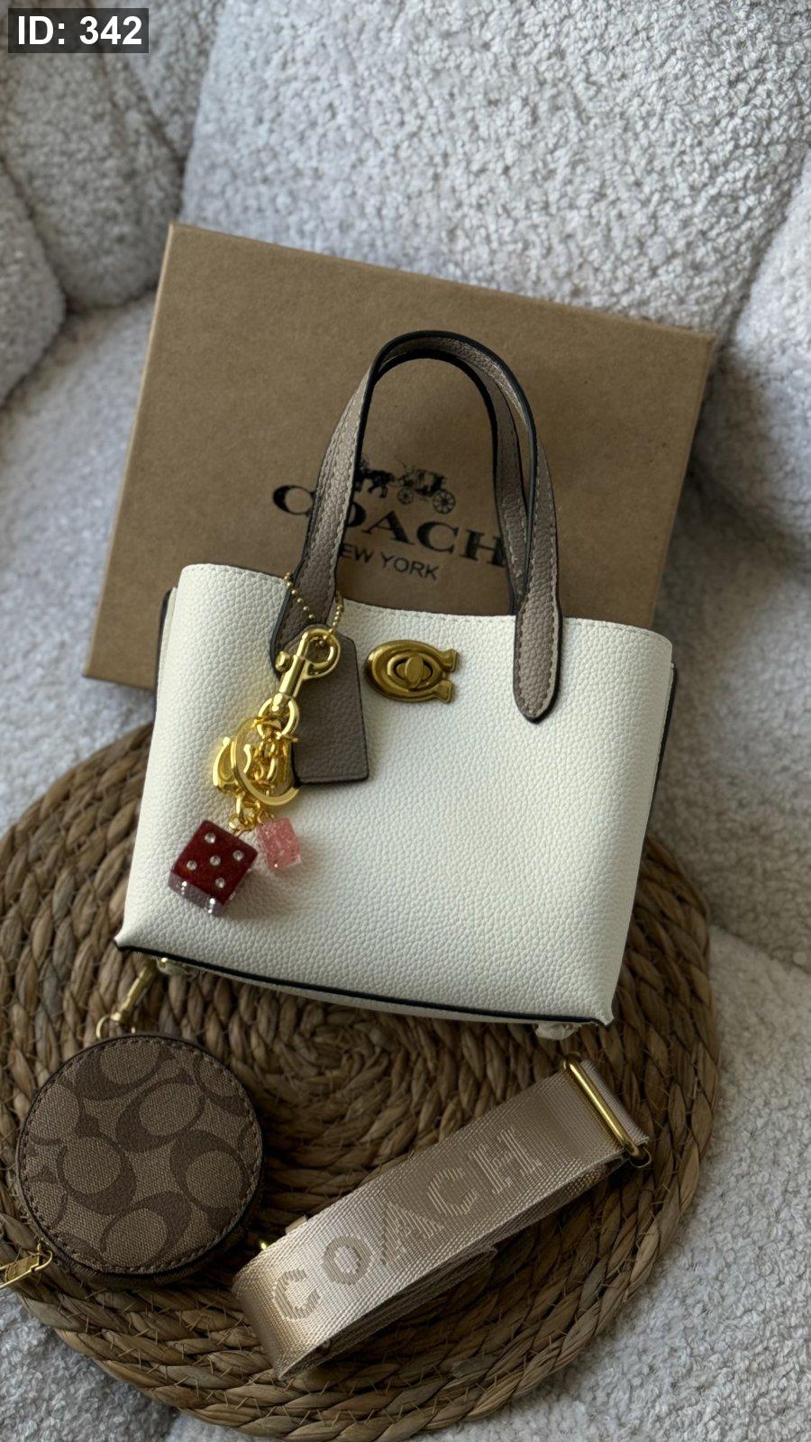 شنطة - Coach willow tote bag 18 / شامل علبة كواليتي ماستر