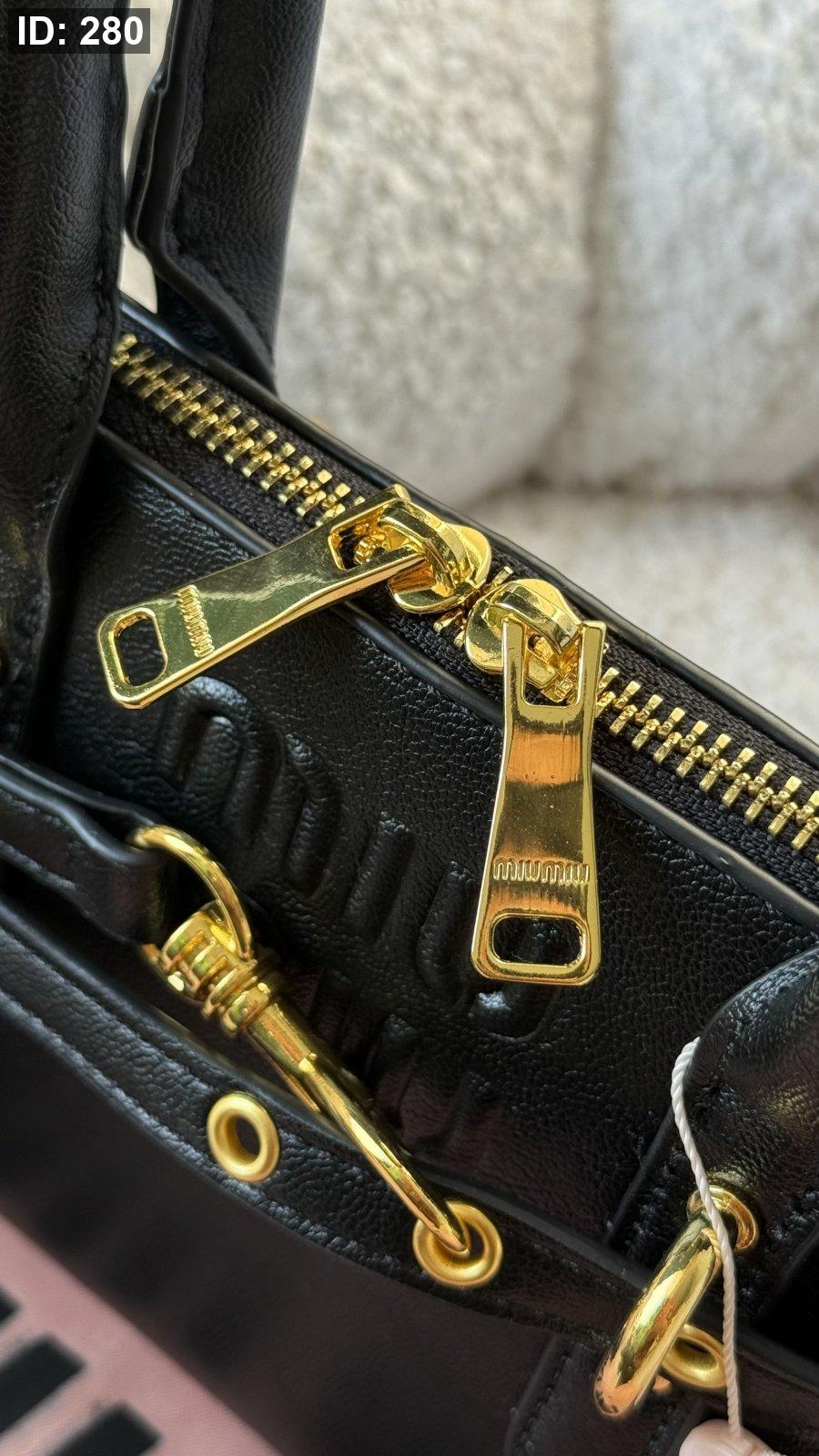 MIU MIU mini nappa leather bag