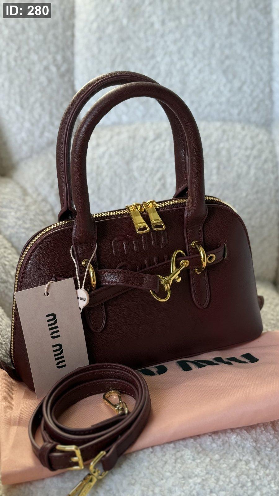 MIU MIU mini nappa leather bag