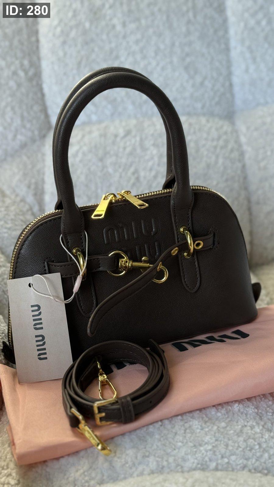 MIU MIU mini nappa leather bag