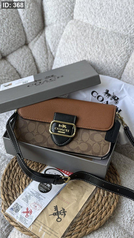 شنطة - Coach Morgan shoulder bag / شامل علبة كواليتي ماستر