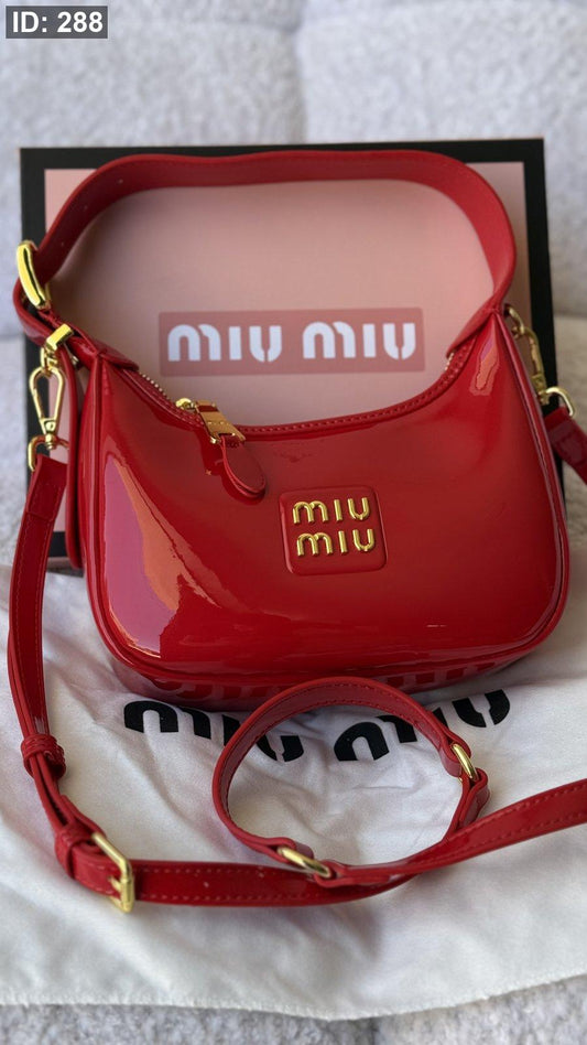 شنطة - Pre-Loved Leather Hobo Bag With Strap / شامل علبة