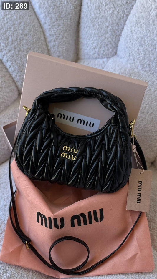 شنطة - Wander matelassé suede bag / شامل علبة