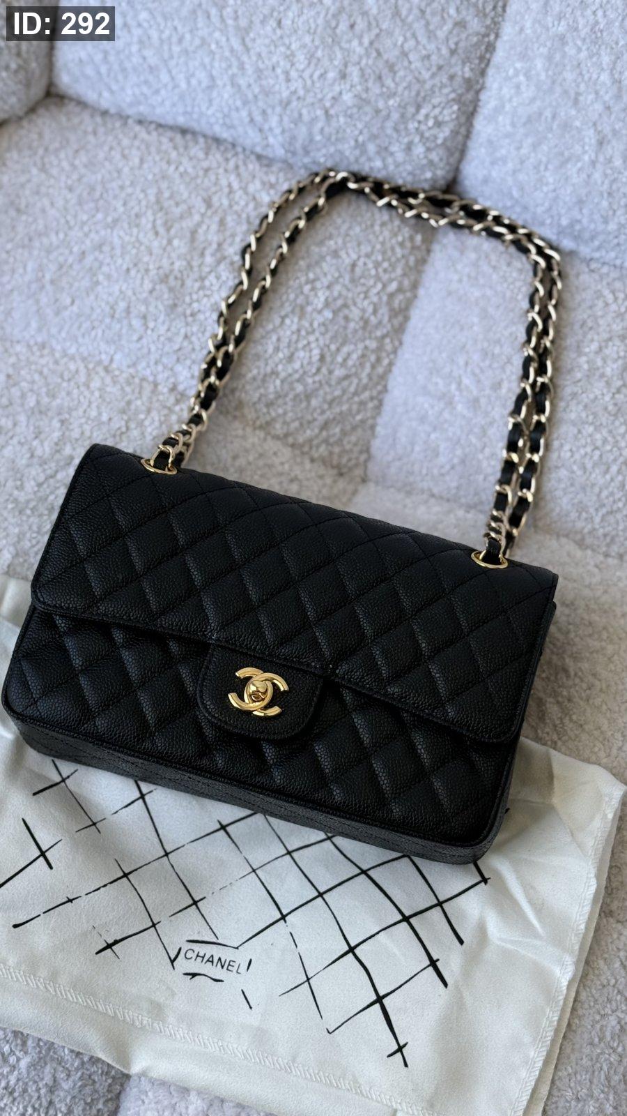 شنطة - CHANEL CLASSIC كافيار / غير شامل علبة