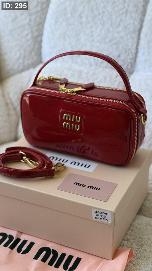 شنطة - Miu Miu Arcadie patent leather / شامل علبة كواليتي ماستر