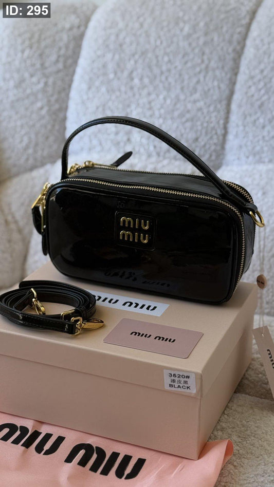 شنطة - Miu Miu Arcadie patent leather / شامل علبة كواليتي ماستر