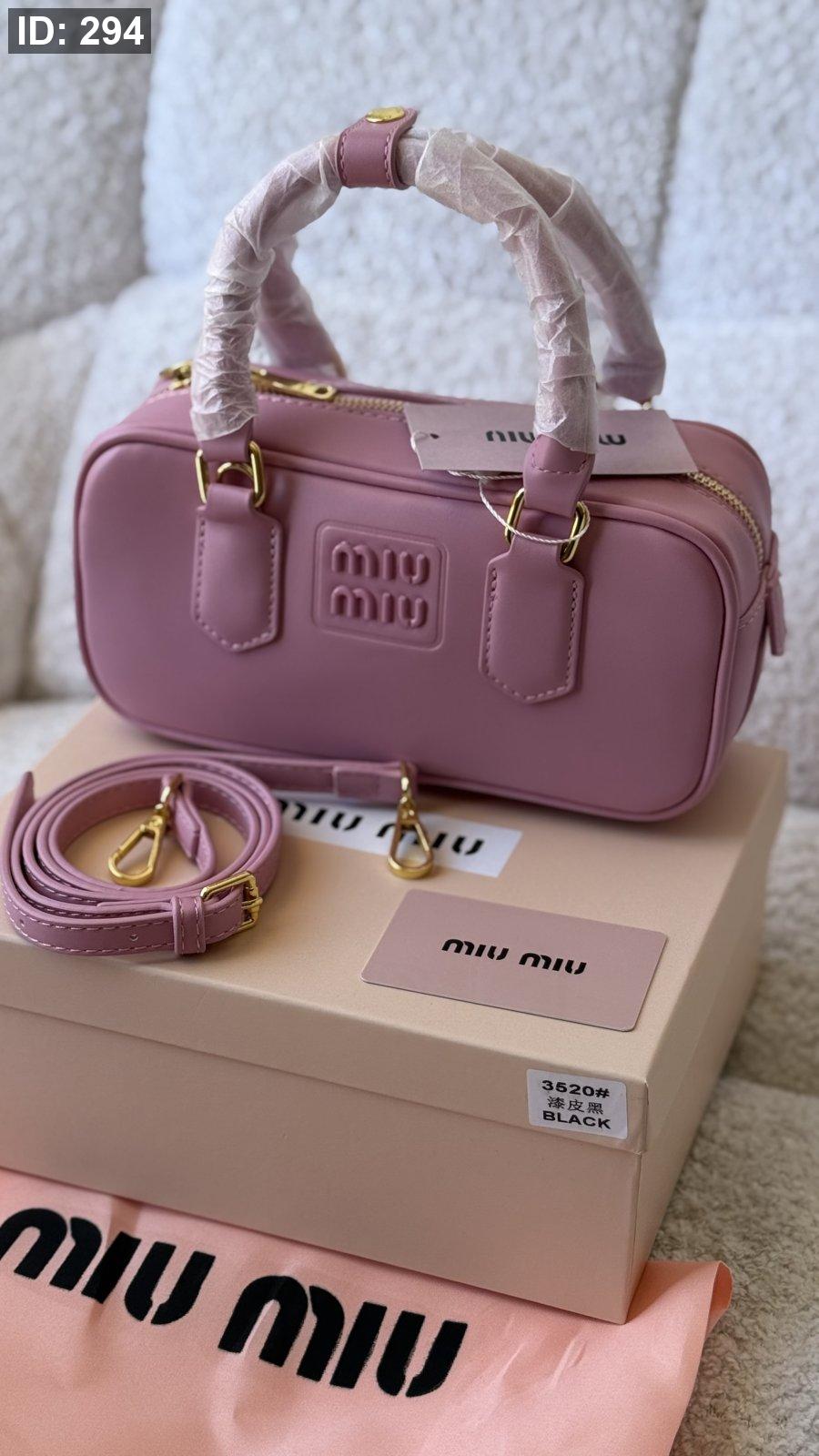 شنطة - MIU MIU Arcadie leather bag / شامل علبة كواليتي ماستر