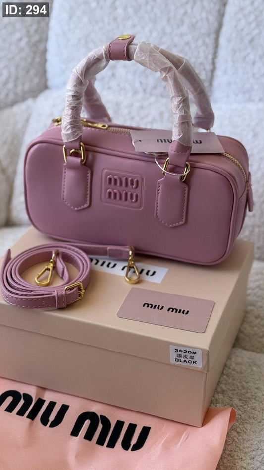 شنطة - MIU MIU Arcadie leather bag / شامل علبة كواليتي ماستر