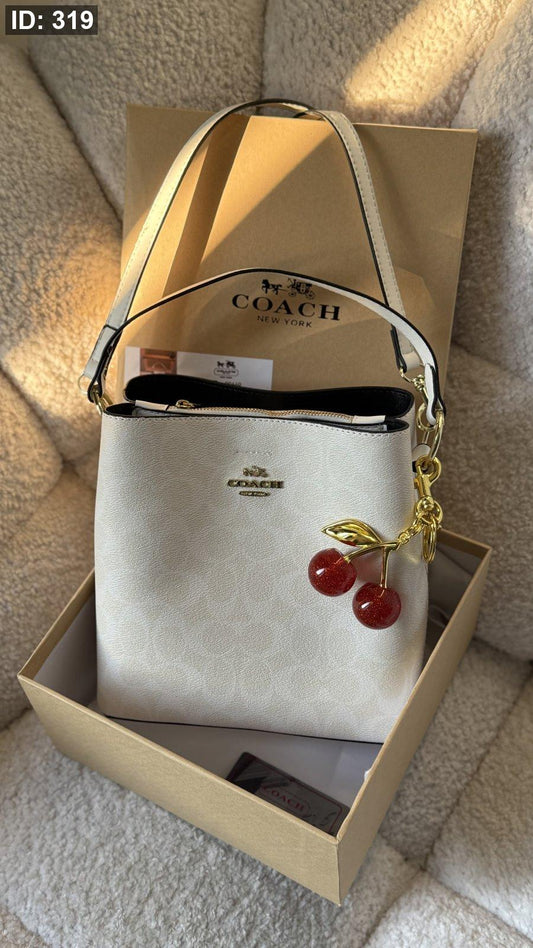 شنطة - Coach mollie bucket - شامل بوكس كواليتي ماستر