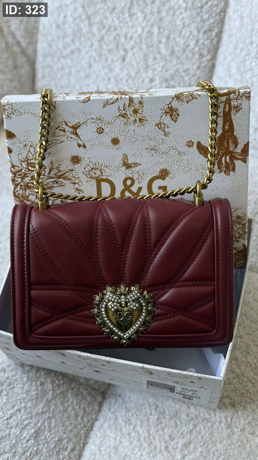 شنطة - Dolce & Gabbana Devotion shoulder bag / شامل علبة كواليتي ماستر