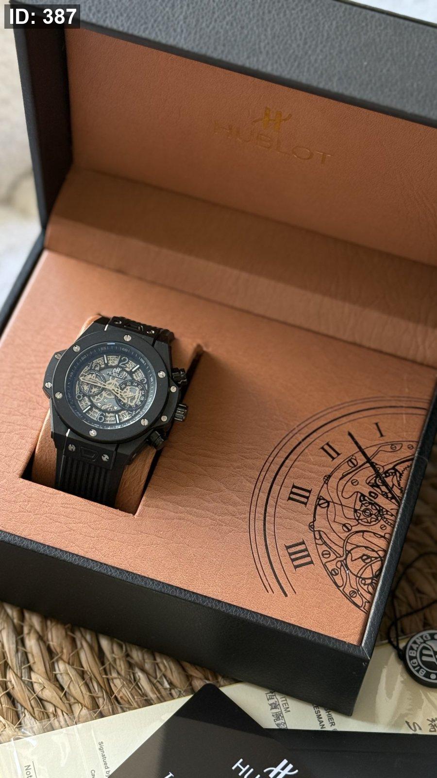 ساعة HUBLOT / شامل علبة أصلية كواليتي عالي