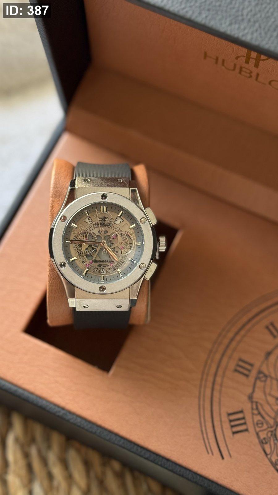 ساعة HUBLOT / شامل علبة أصلية كواليتي عالي