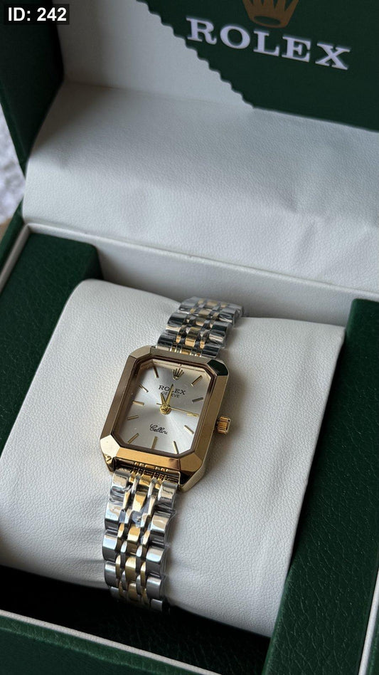 ساعة - Rolex مستطيل / شامل علبة وكيس