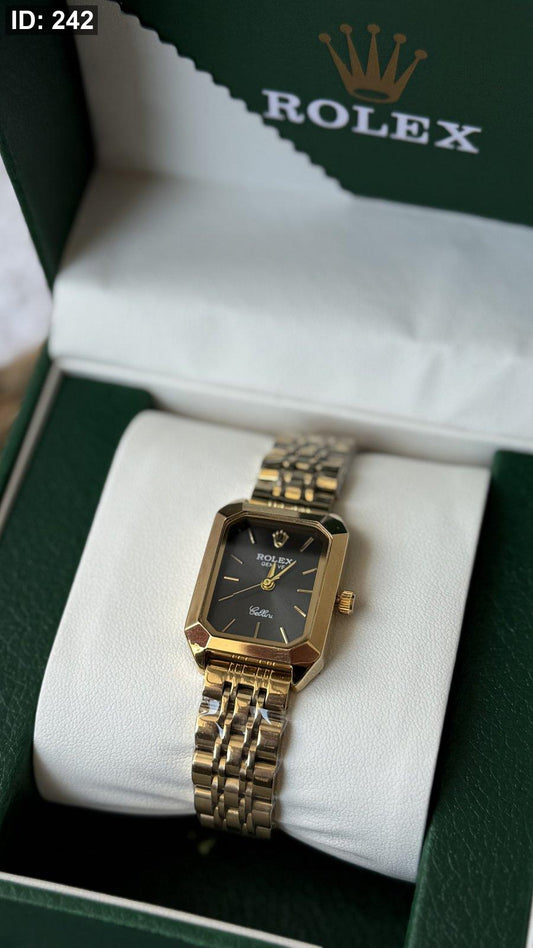 ساعة - Rolex مستطيل / شامل علبة وكيس