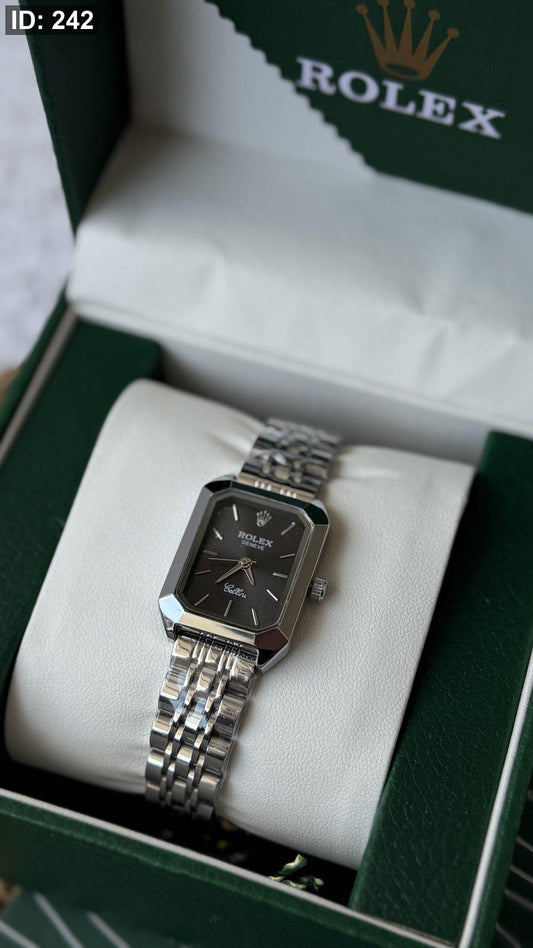 ساعة - Rolex مستطيل / شامل علبة وكيس