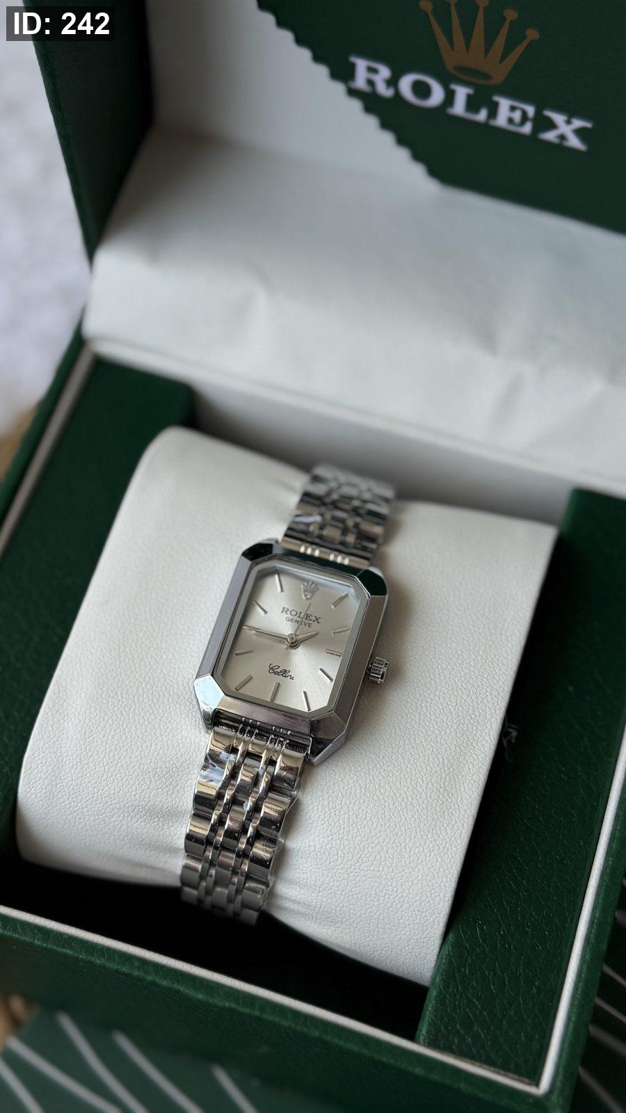 ساعة - Rolex مستطيل / شامل علبة وكيس