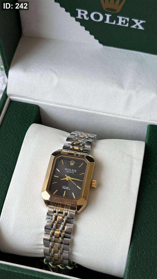 ساعة - Rolex مستطيل / شامل علبة وكيس