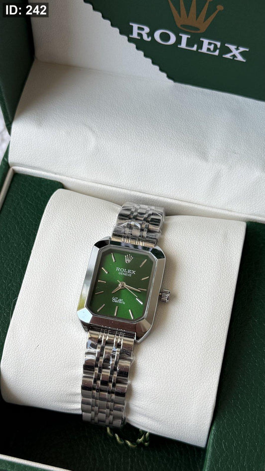 ساعة - Rolex مستطيل / شامل علبة وكيس