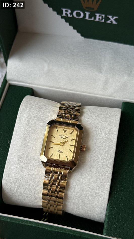 ساعة - Rolex مستطيل / شامل علبة وكيس