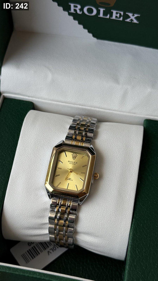 ساعة - Rolex مستطيل / شامل علبة وكيس