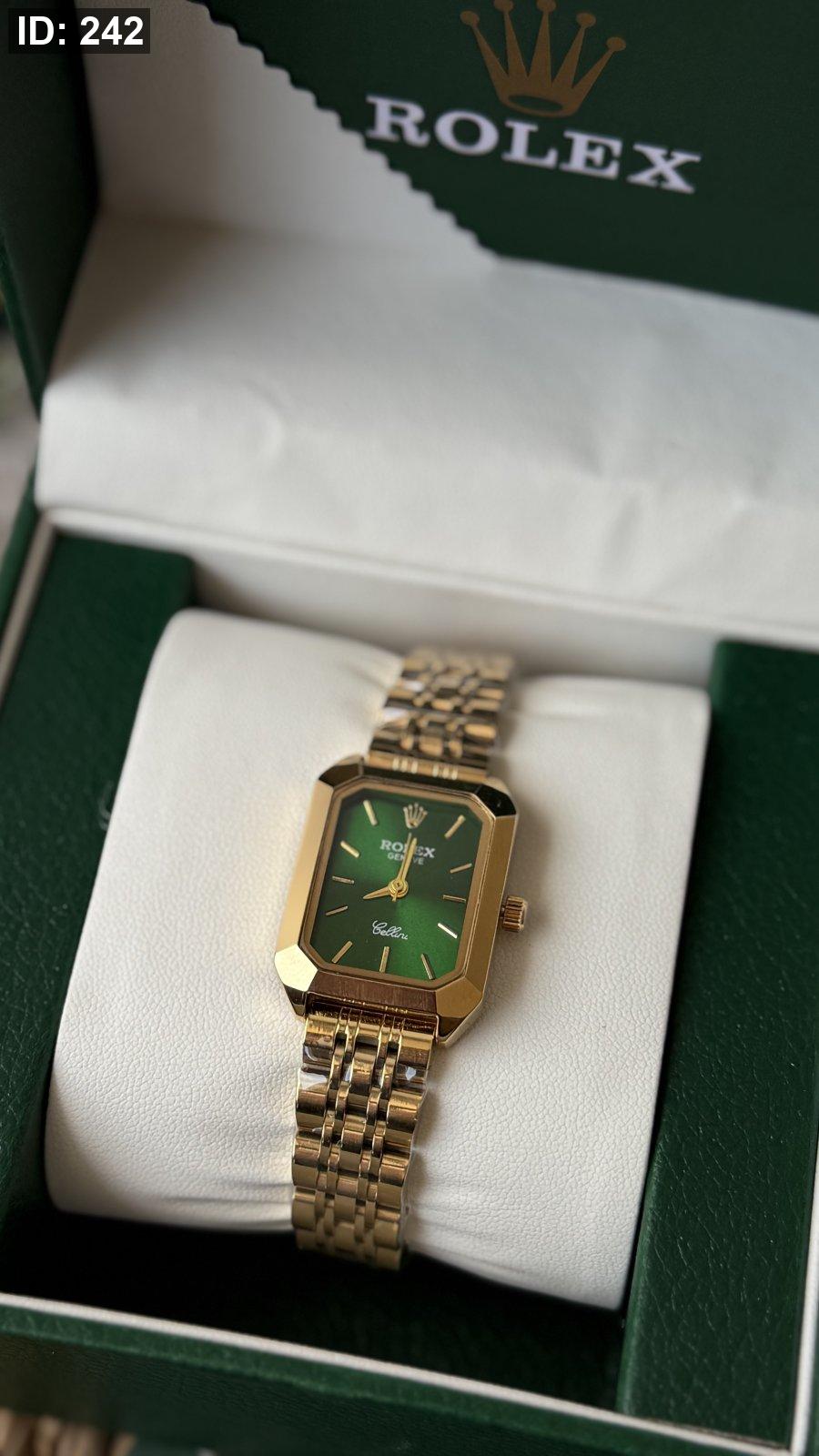 ساعة - Rolex مستطيل / شامل علبة وكيس