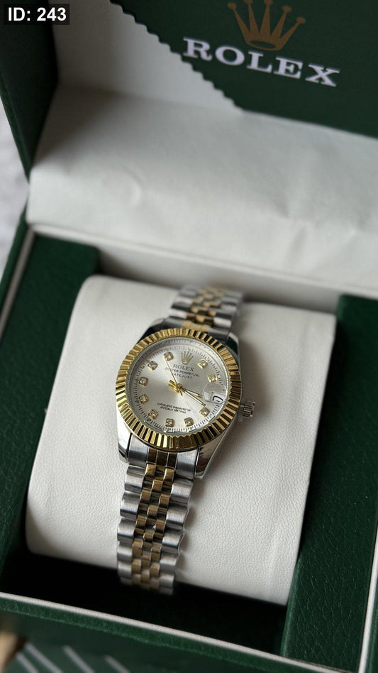 ساعة - Rolex / الستاتية - شامل علبة وكيس كواليتي عالي