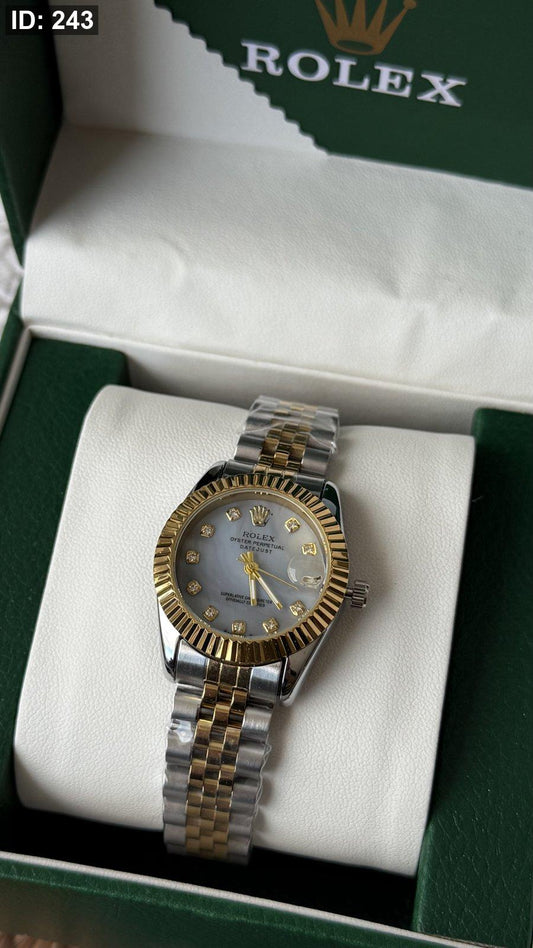 ساعة - Rolex / الستاتية - شامل علبة وكيس كواليتي عالي