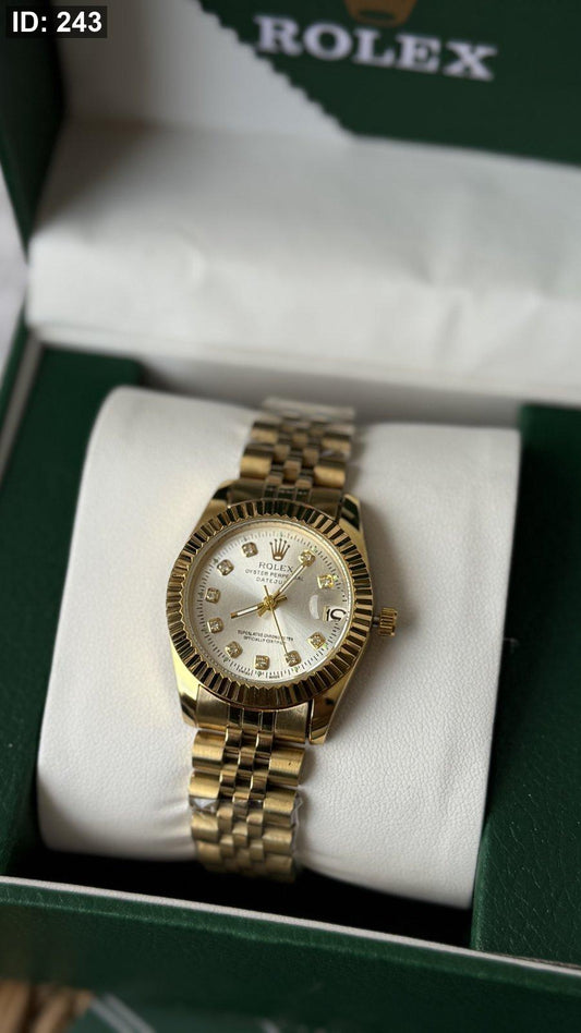 ساعة - Rolex / الستاتية - شامل علبة وكيس كواليتي عالي