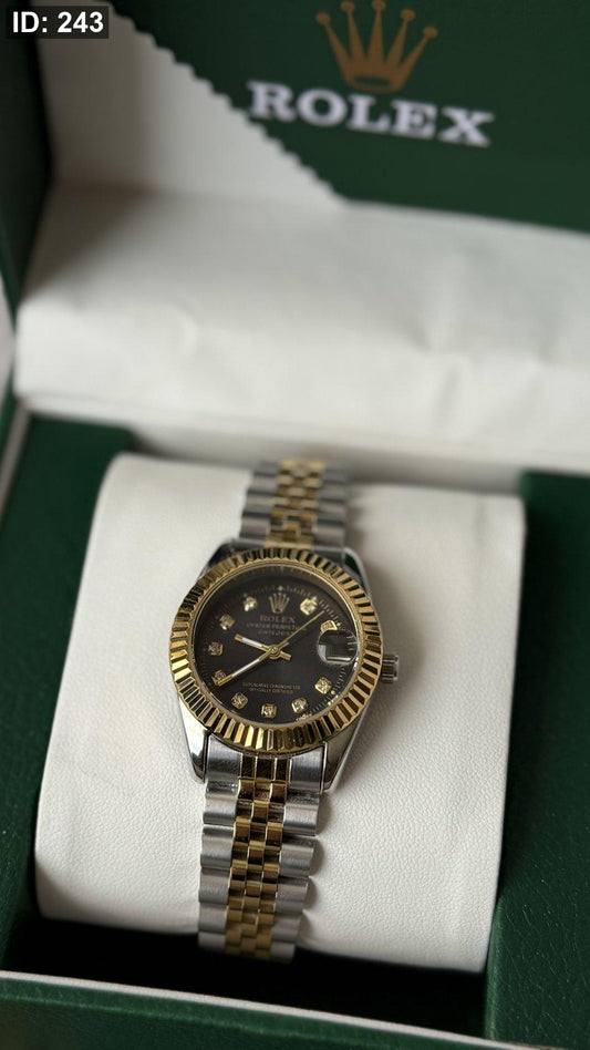 ساعة - Rolex / الستاتية - شامل علبة وكيس كواليتي عالي