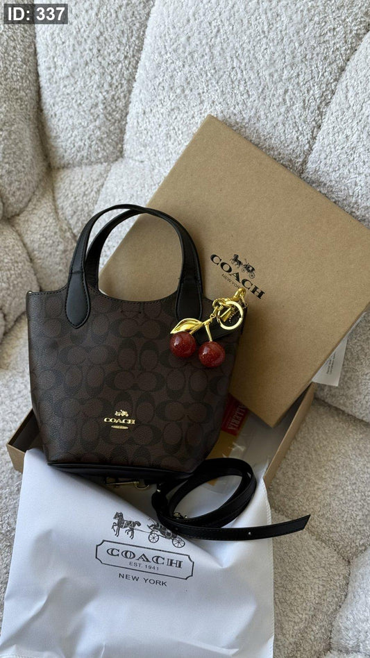 شنطة - coach hanna bucket bag/ شامل بوكس كواليتي ماستر