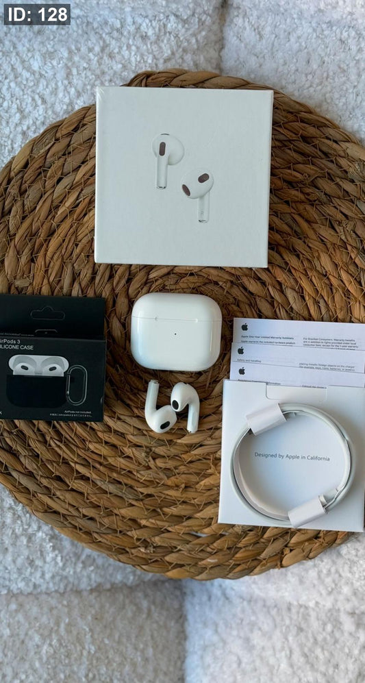 AIRPODS 3 كواليتي ماستر مختوم / مع كل سماعة بيت حماية هدية