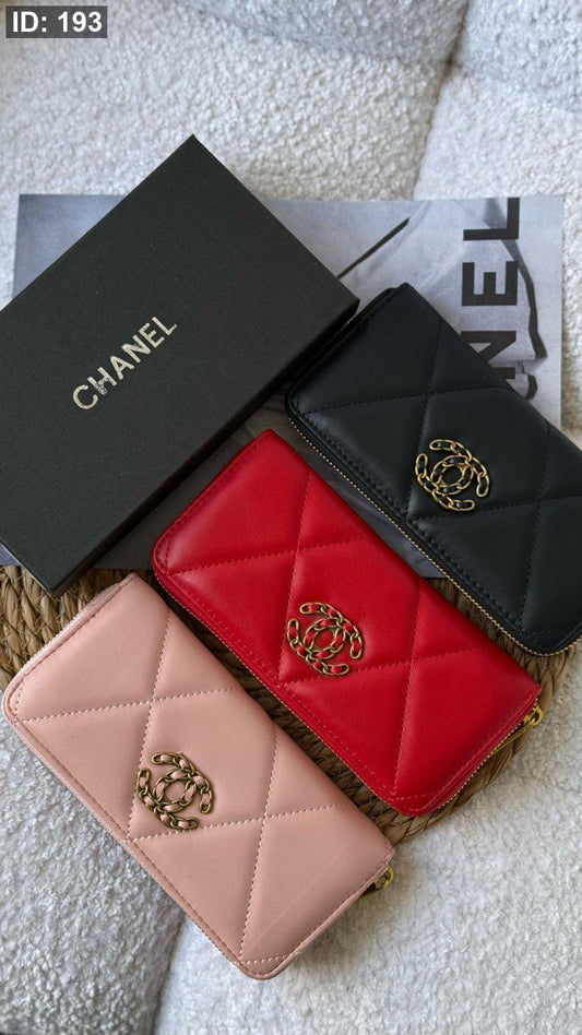 جزدان - CHANEL كبير / شامل علبة كواليتي ماستر