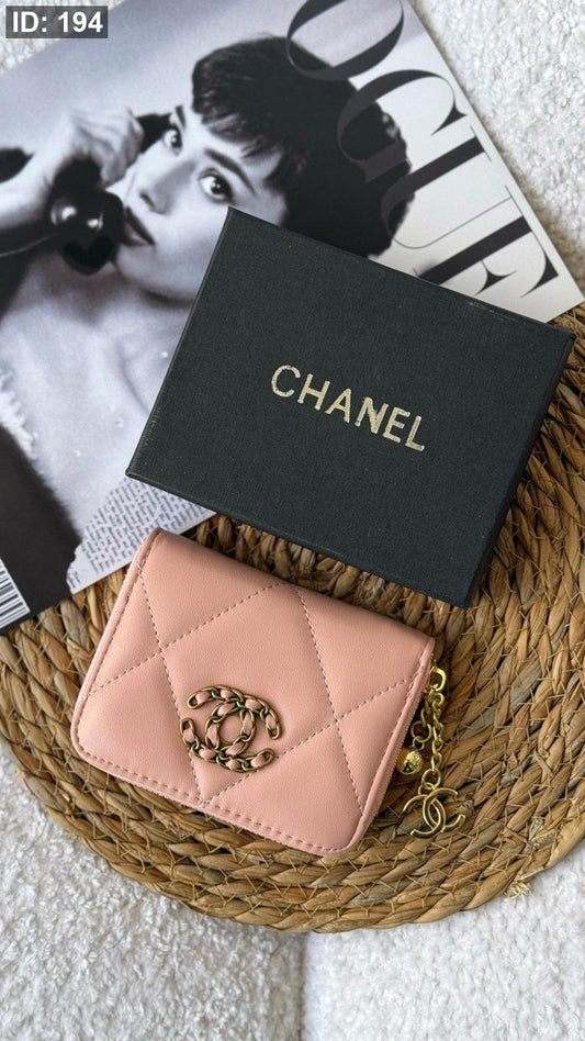 جزدان - CHANEL صغير/ شامل علبة كواليتي ماستر